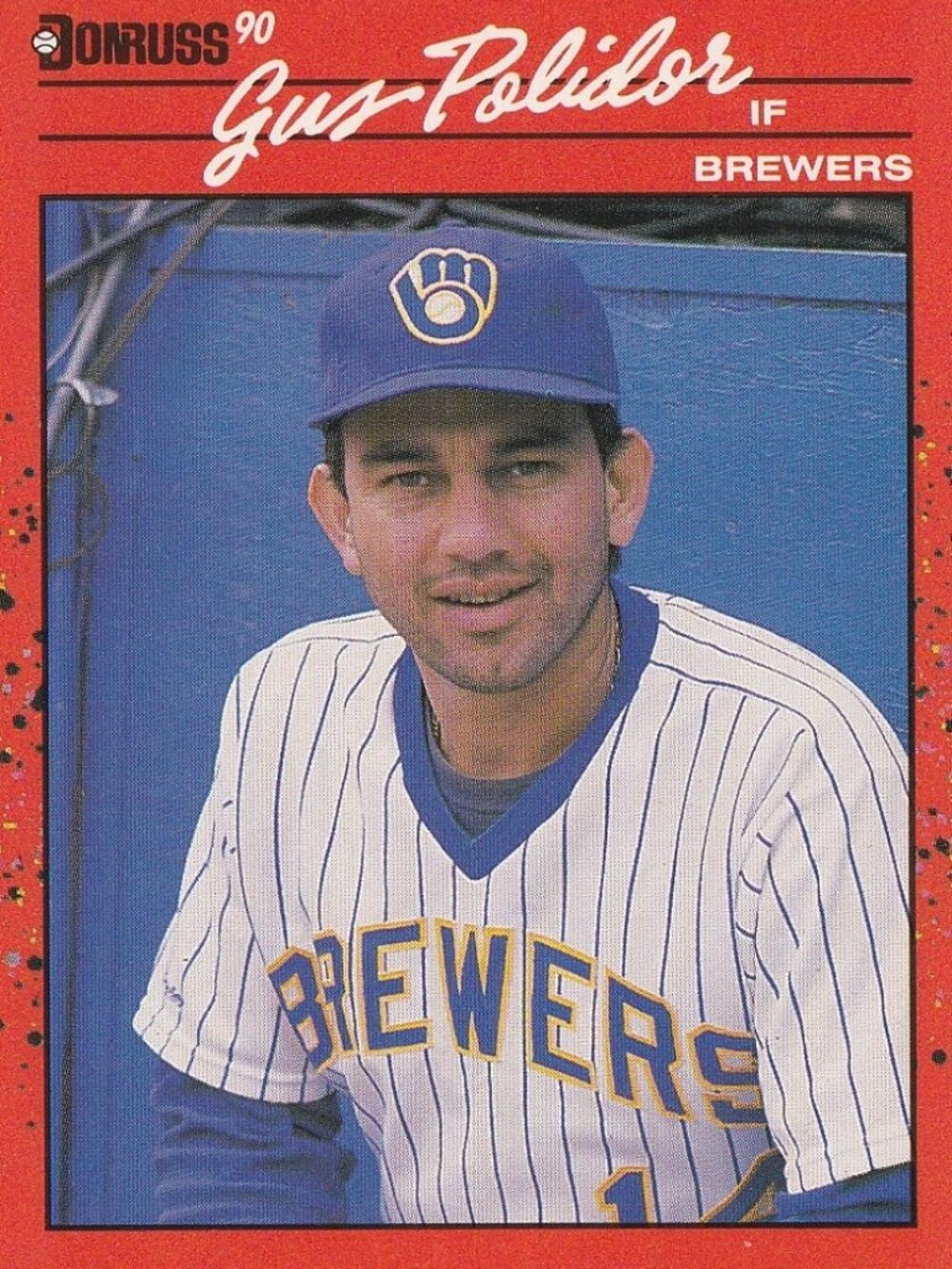 Gus Polidor - Donruss 90 Baseball Card